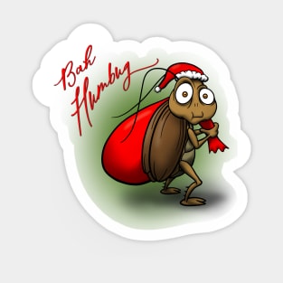 A Christmas Cockroach Sticker